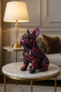 FIGURKA BULDOG KOLOROWY 1 GRAFFITI