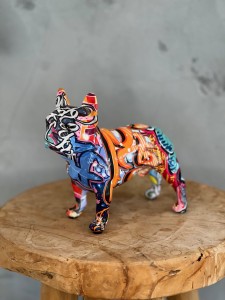 FIGURKA BULDOG KOLOROWY 2 GRAFFITI