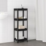 REGAŁ ŁAZIENKOWY VESKEN CZARNY 37x23x101 IKEA