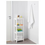 REGAŁ ŁAZIENKOWY BIAŁY VESKEN  37x23x101 IKEA