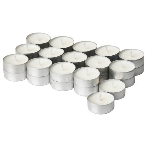 ŚWIECZKA ZAPACHOWA ŚWIECZKA WANILIA KOKOS 3.5godz. 30 SZT. JAMLIK IKEA