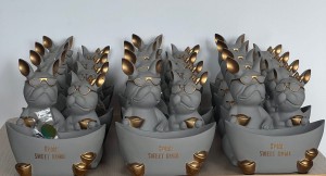  Buldog z defektem Para Misa szary