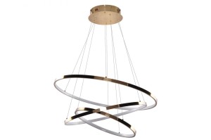 LAMPA WISZĄCA ZŁOTA KOŁO WHEEL 3 DIMM GOLD ŻYRANDOL AZZARDO